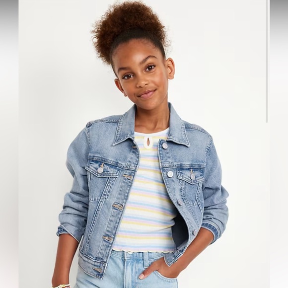 Old Navy Other - Old Navy Kids Light Blue Jean Jacket Size 8
